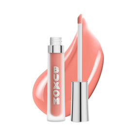 Buxom front tube showing bellini shade and glossy finish benefit
