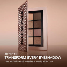 BUXOM natural daytime makeup showcasing soft, wearable neutrals
