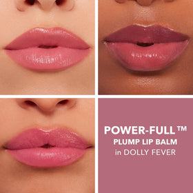 BUXOM Dolly Fever texture close-up highlighting creamy balm for smooth hydration