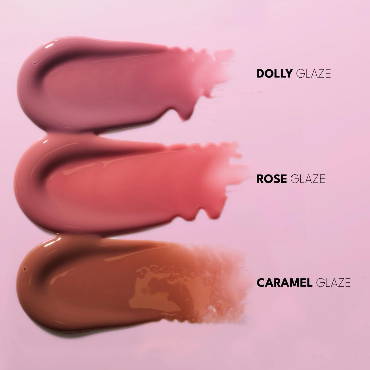 BUXOM Dolly Glaze tucked inside a makeup bag showing everyday convenience benefit