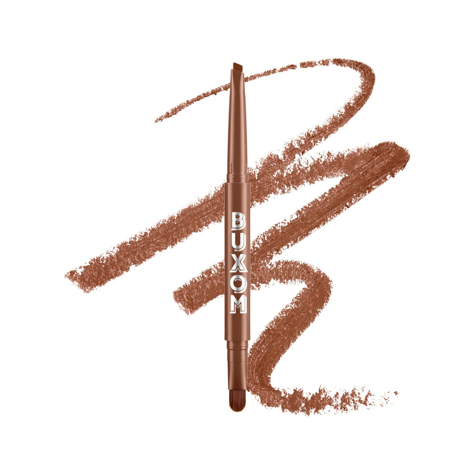 BUXOM front packaging showing liner and shade Hi-Def Honey for easy selection