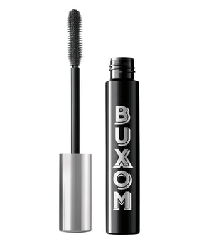 BUXOM full-size tube front showing bold black packaging and product name for shelf appeal