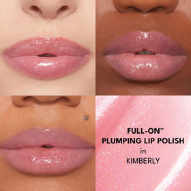 BUXOM Kimberly color swatch showcasing warm shimmer and light-reflecting benefit