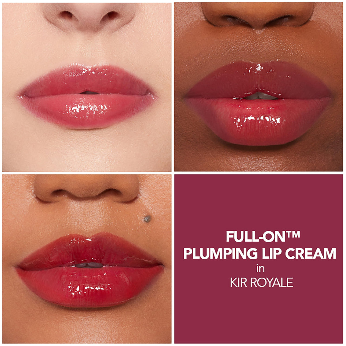Buxom applicator wand with Kir Royale gloss ready to apply for precise coverage