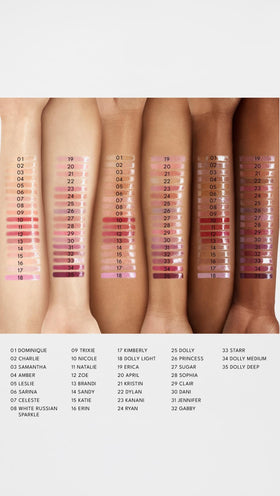 buxom lips model closeup demonstrating fuller-looking, hydrated lips