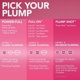 Buxom before and after lips showing visible smoothing and fuller look benefit