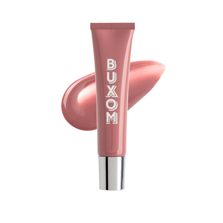 BUXOM front packaging showing Rose Glaze and hydrating benefits