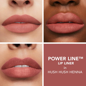 BUXOM texture swatch of Hush Hush Henna showing creamy matte color
