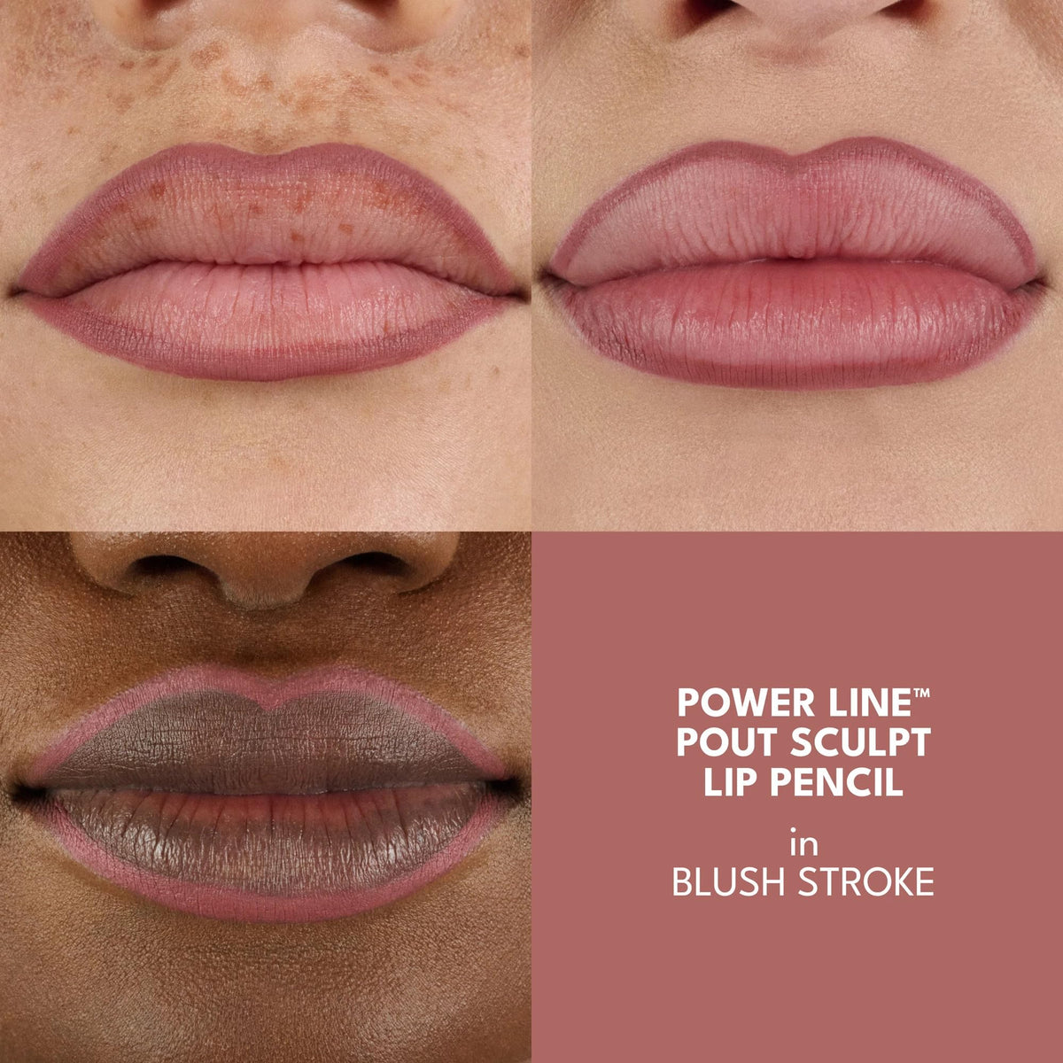 Buxom sharpened tip close-up showing precision for crisp lip lines
