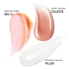 BUXOM serum texture close-up highlighting smooth moisturizing effect