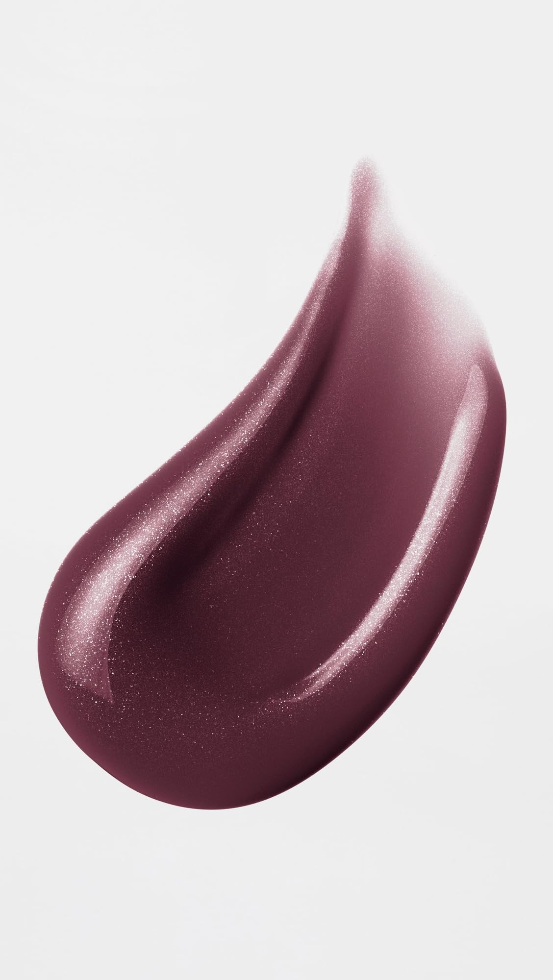 buxom texture swipe showing glossy shimmer and non-sticky finish