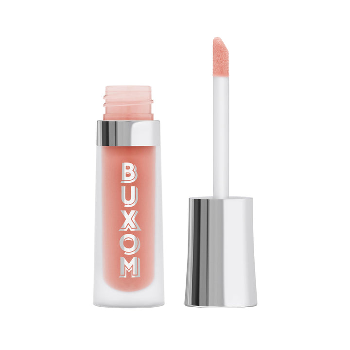 Buxom full-on plumping lip cream front packaging showing shade and mini tube benefit
