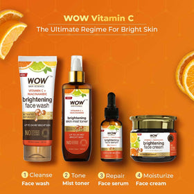 BUYWOW label ingredients detail highlighting Vitamin C and no sulfates