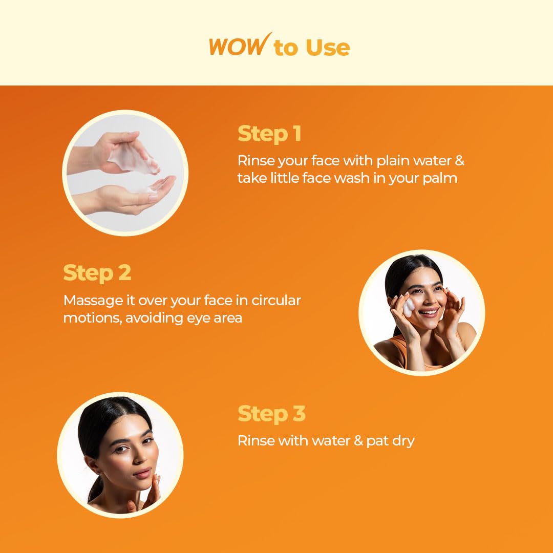 BUYWOW pouring cleanser to show 100ml size and controlled dispensing