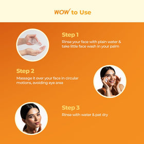 BUYWOW pouring cleanser to show 100ml size and controlled dispensing