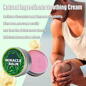 BXFGMG open jar close-up displaying smooth balm texture for quick absorption and easy spread