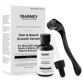 BY BARNEY front packaging showing serum bottle and box for clear presentation and trust