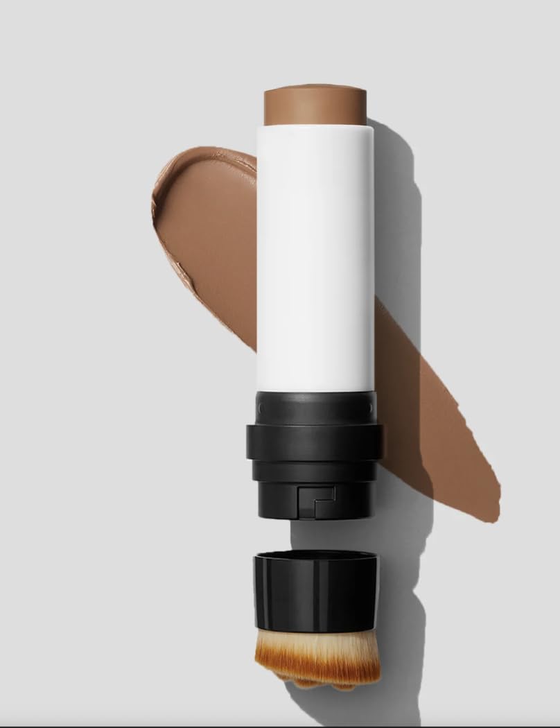 BY MARIO shaping stick front with brush shows smooth matte contour benefit