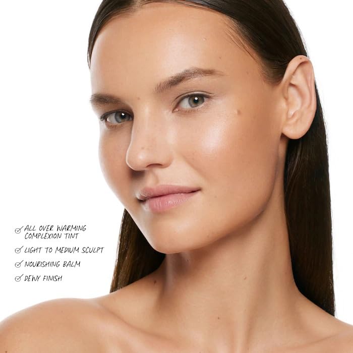 BY MARIO texture close-up of cream balm melting for seamless blending benefit