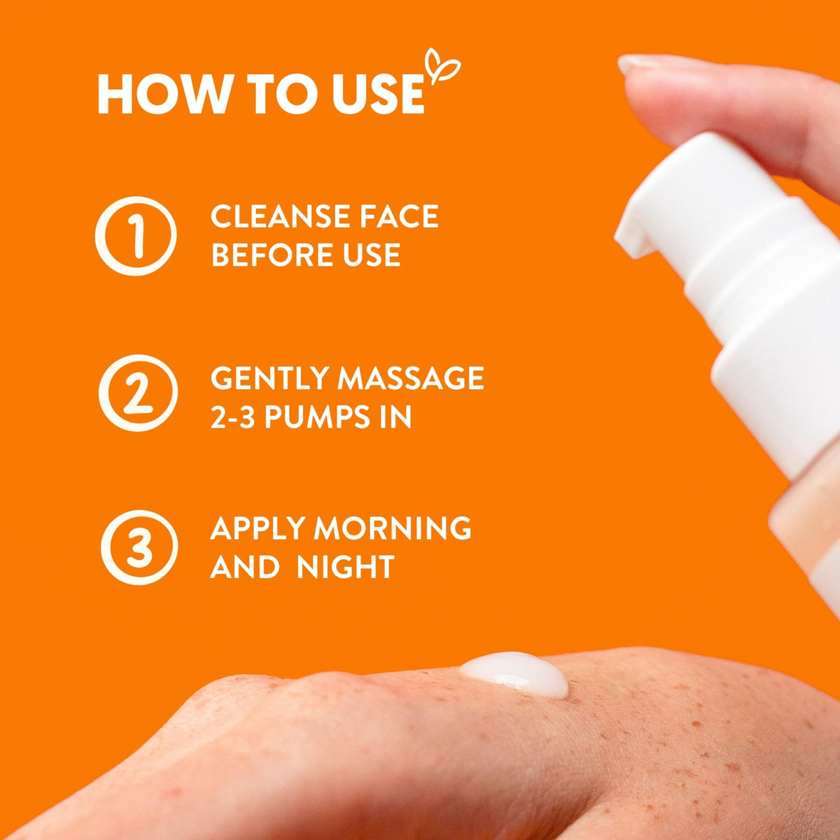 By Nature 3 oz bottle size comparison in hand to show true scale and portability benefit