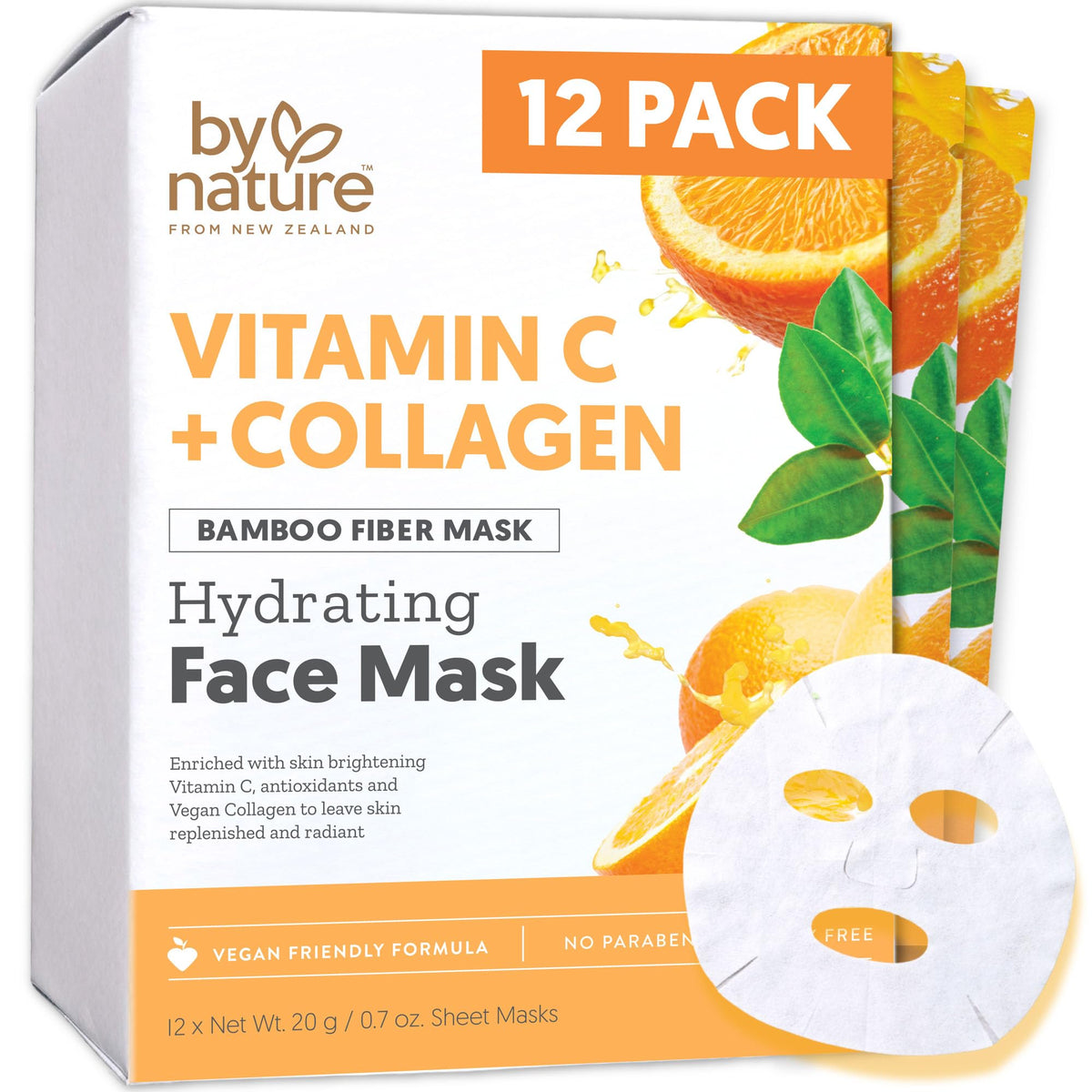 By Nature front packaging showing mask box and clear benefit of radiance