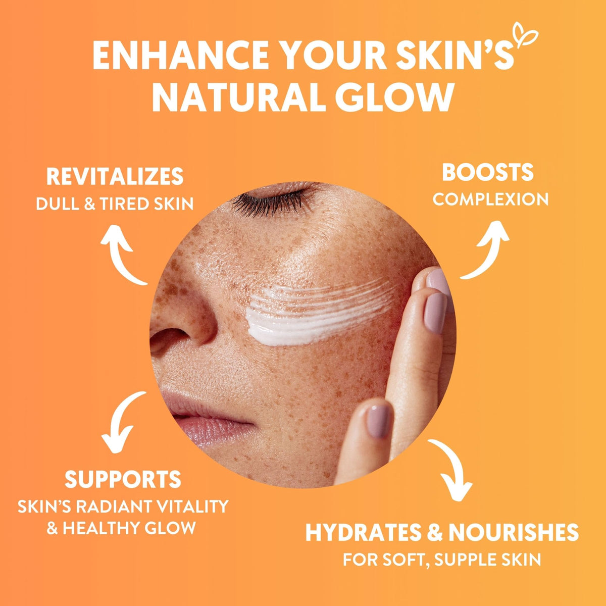 By Nature serum texture on hand demonstrating lightweight, fast-absorbing hydration benefit