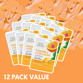 By Nature single sheet unfolded with visible essence for deep hydration