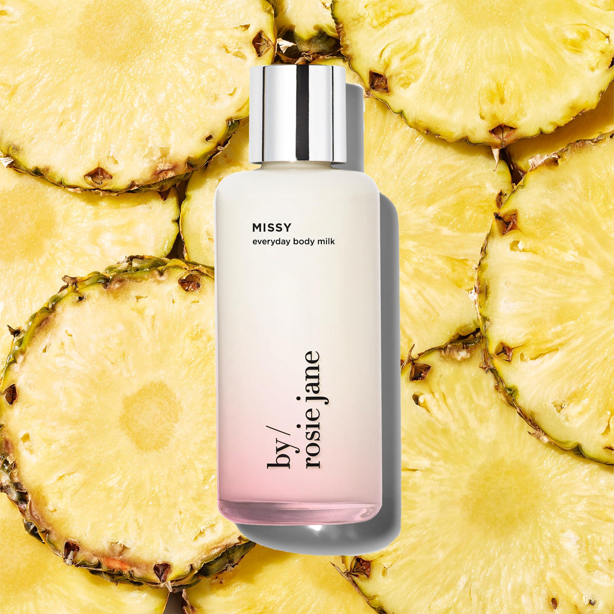 By Rosie Jane product in hand as applied to skin for fast, non-greasy finish