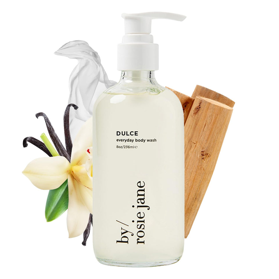 By Rosie Jane Dulce front packaging showing bottle and label benefits