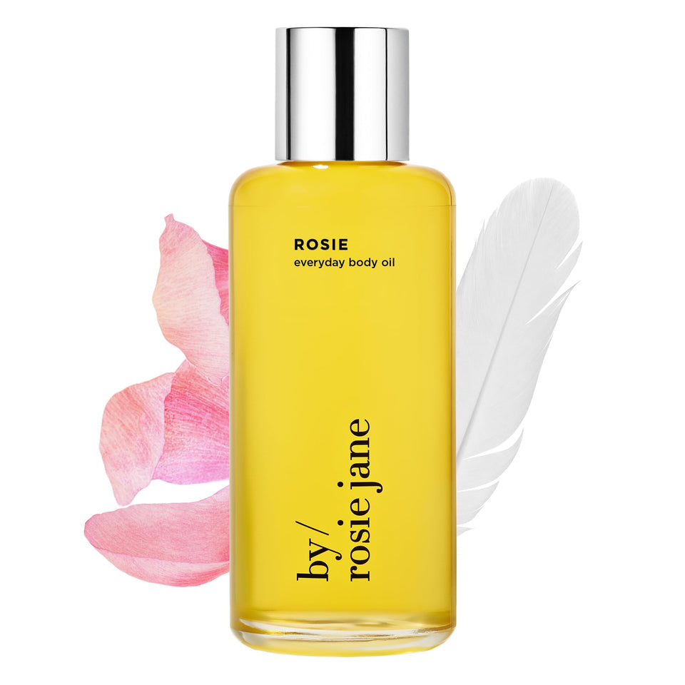 By Rosie Jane front bottle showing elegant packaging and hydration benefit