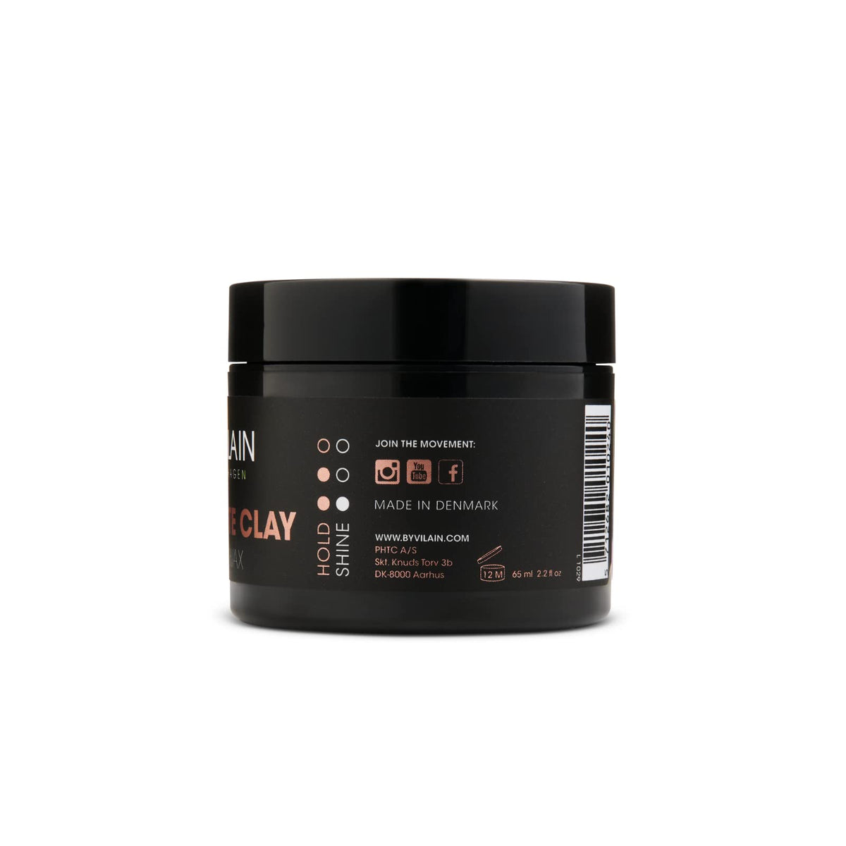 By Vilain applying clay to damp hair with comb, demonstrates flexible styling benefit