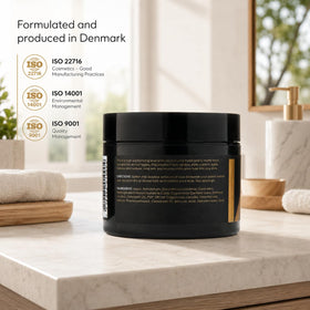 By Vilain jar inside a travel grooming kit illustrating on-the-go styling readiness