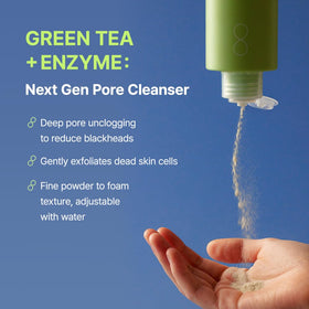 BY WISHTREND powder dispensed on hand ready to activate with water