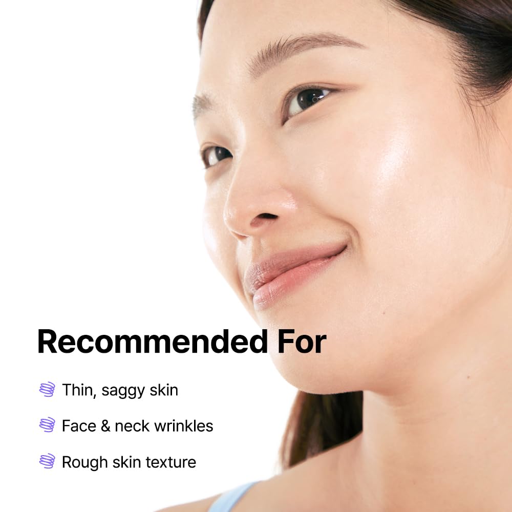 BY WISHTREND cream being smoothed on neck showing lifting and firming benefit