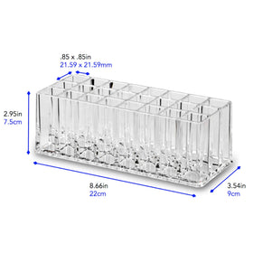 byAlegory close-up inner cube shows .85 inch slots for secure product fit