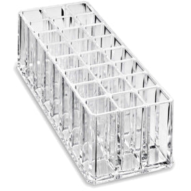 byAlegory organizer holding 24 lip glosses demonstrates upright stability