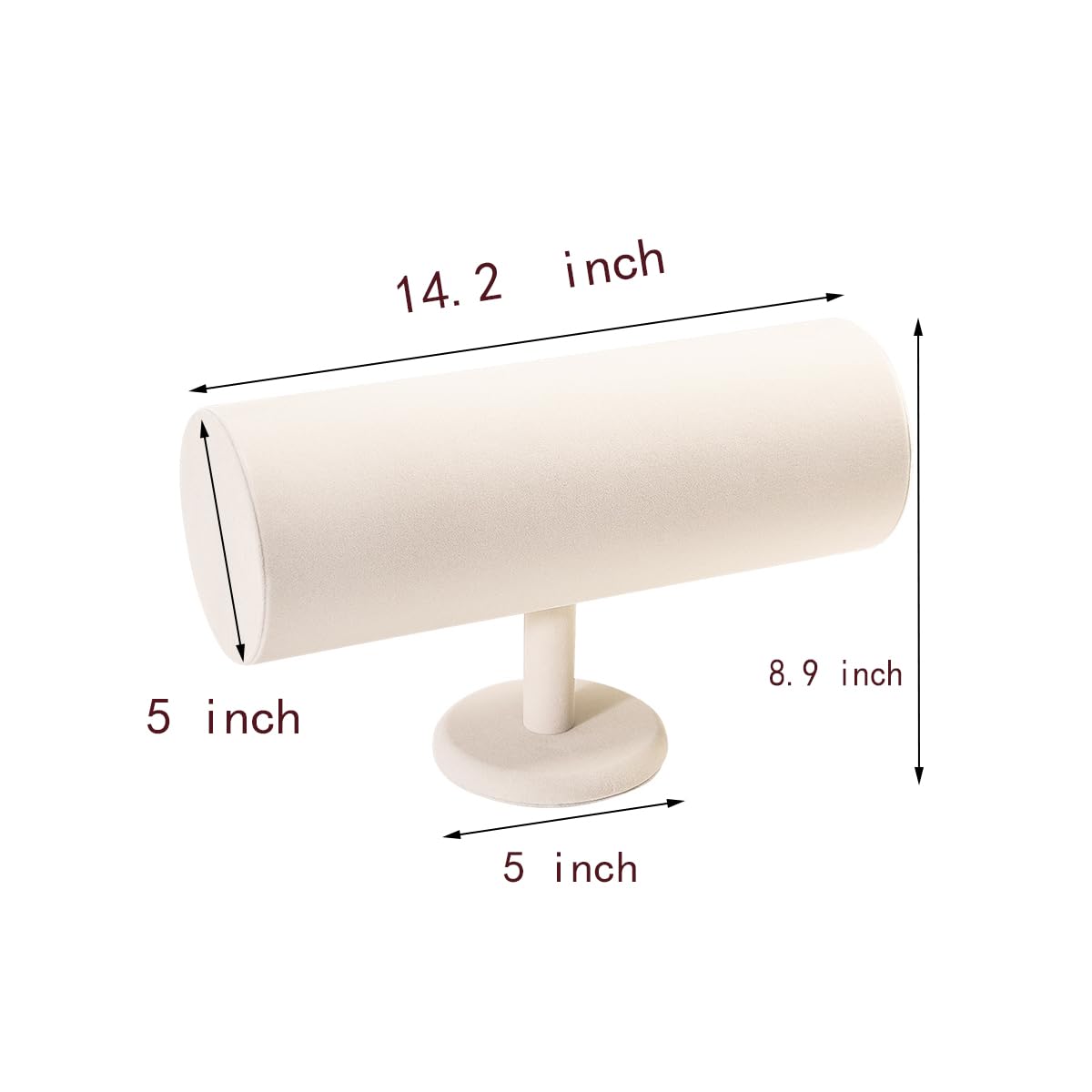 ByKen side profile showing slim base saves dresser space benefit