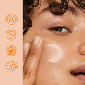 BYOMA applied on hand to demonstrate lightweight hydration