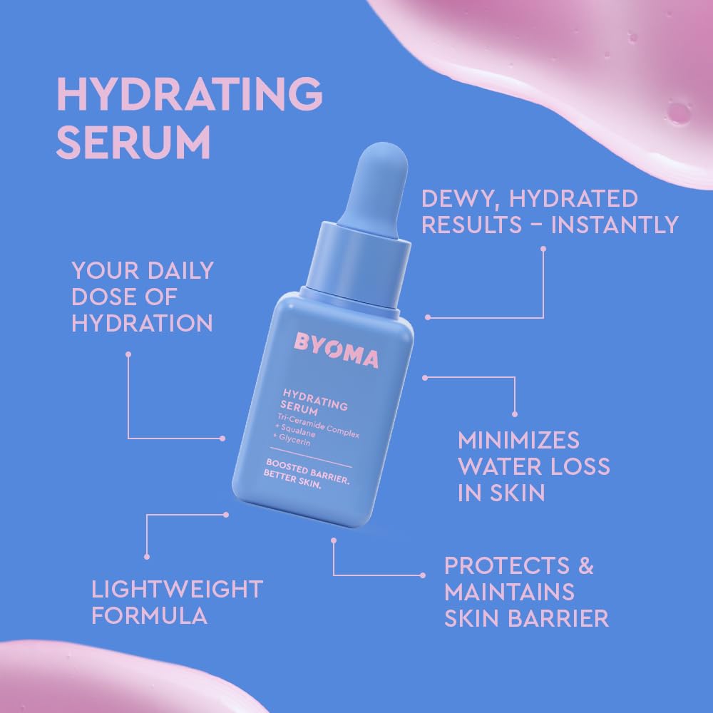 BYOMA ceramide gel-cream texture swipe illustrating rich barrier-repair hydration