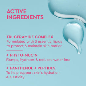 BYOMA close-up of phytomucin gel illustrating concentrated hydration benefit