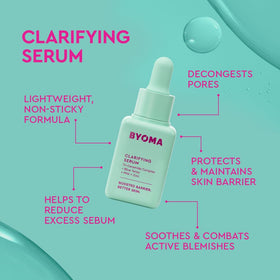 BYOMA gel-cream moisturizer swipe showing lightweight absorption and barrier boost
