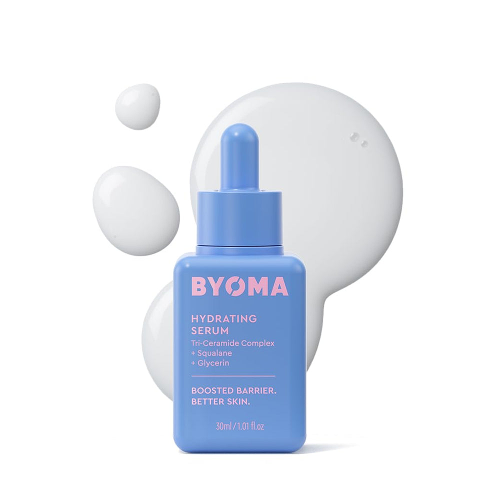 BYOMA front packaging showing serum bottle and label for easy identification
