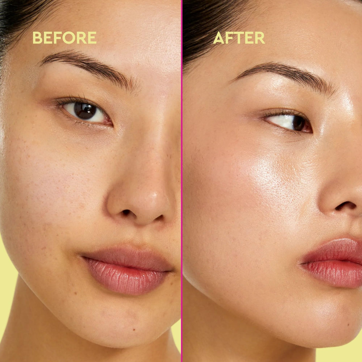 BYOMA close-up of liquid sheet texture highlighting hydrating serum