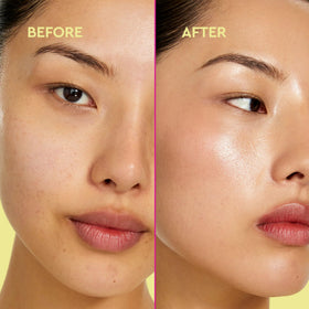 BYOMA close-up of liquid sheet texture highlighting hydrating serum