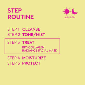 BYOMA mask staged on bathroom vanity for everyday skincare routine inspiration