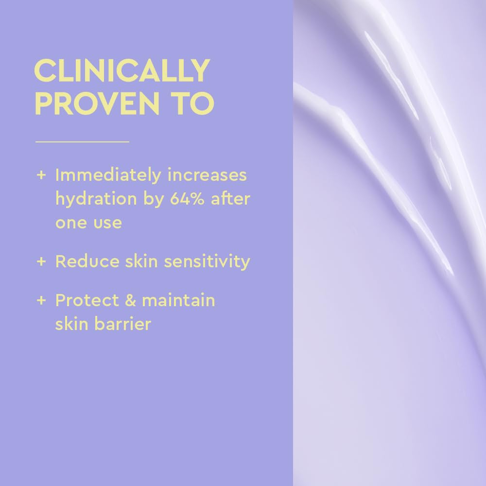 BYOMA cream texture close-up illustrating rich, non-sticky hydration