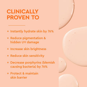 BYOMA dispensed droplet texture demonstrating fast absorption
