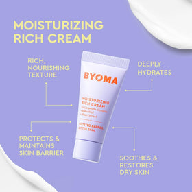 BYOMA tri-ceramide complex ingredient visual emphasizing barrier-repair lipids and moisture support