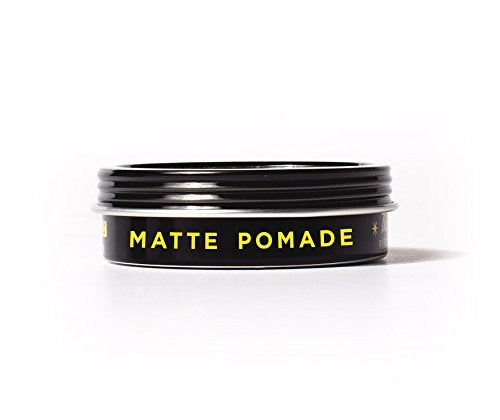 BYRD matte pomade with included comb for quick on-the-go styling