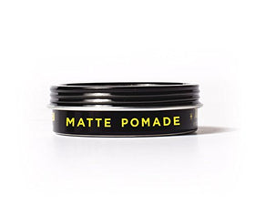 BYRD matte pomade with included comb for quick on-the-go styling